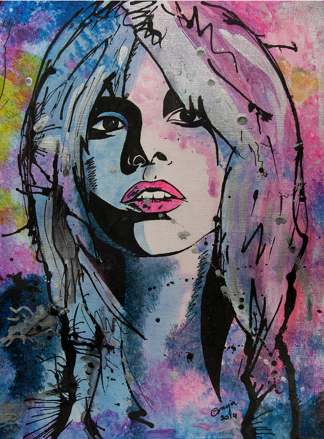 Lady Gaga Mixed Media by Gracja Waniewska - Fine Art America