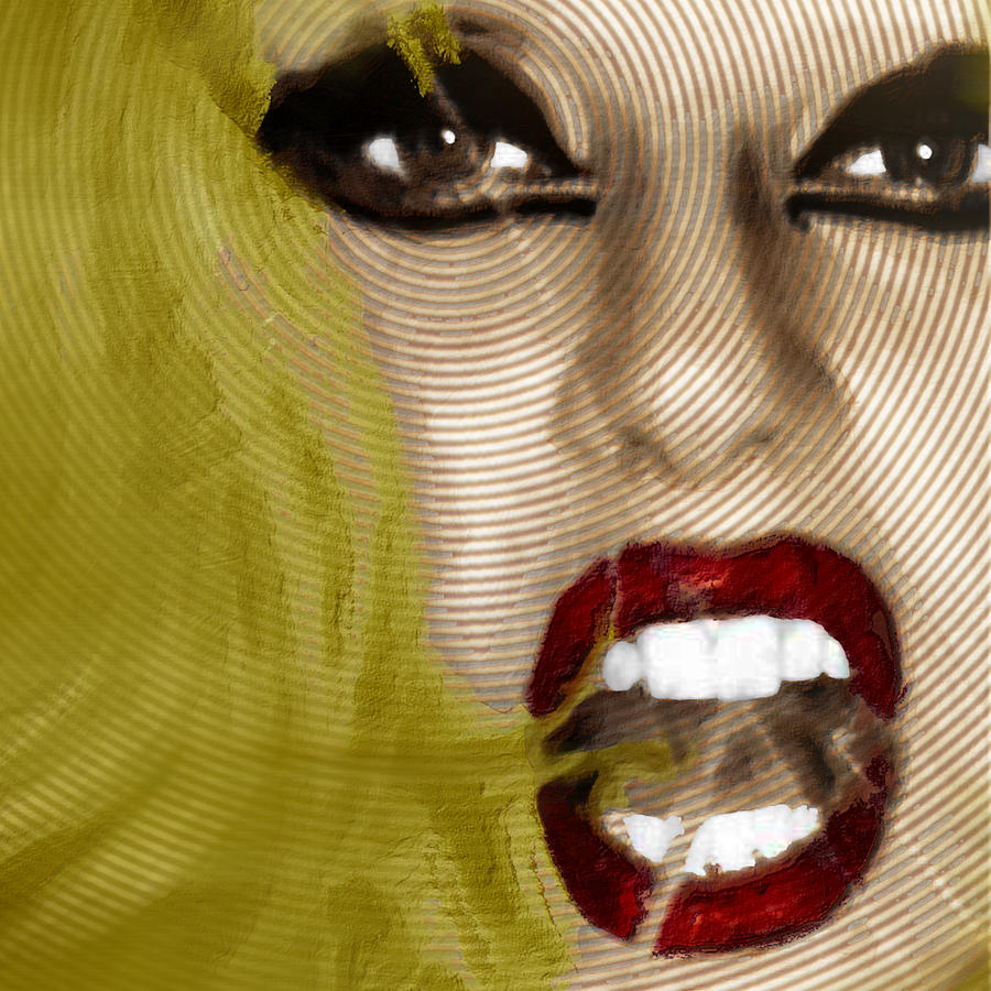 Lady Gaga Painting by Tony Rubino