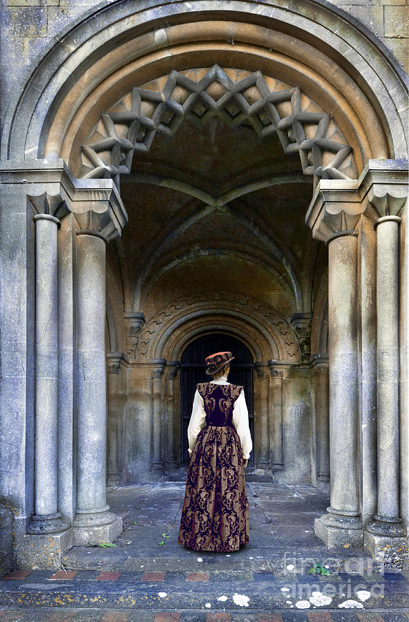 Lady in Archway Photograph by Jill Battaglia