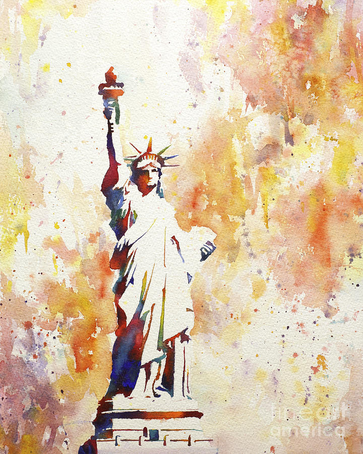 Lady Liberty 2 Painting by Ryan Fox