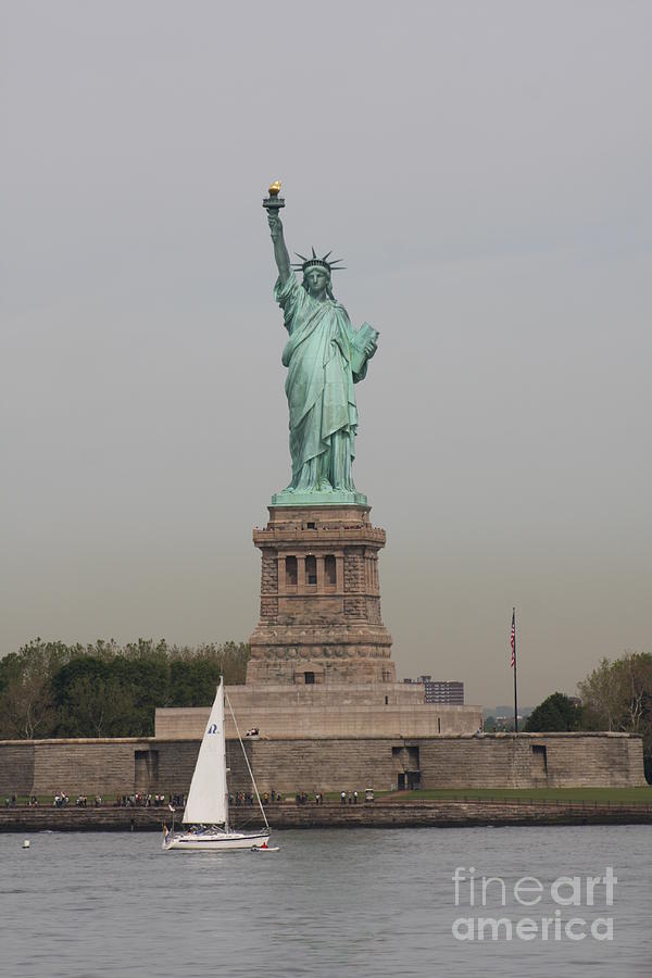 Statue Of Liberty Photograph - Lady Liberty by Christiane Schulze Art And Photography