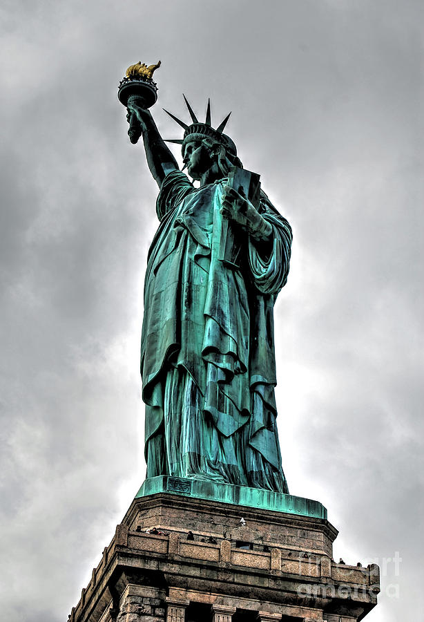 New York City Photograph - Lady Liberty  by Guy Harnett