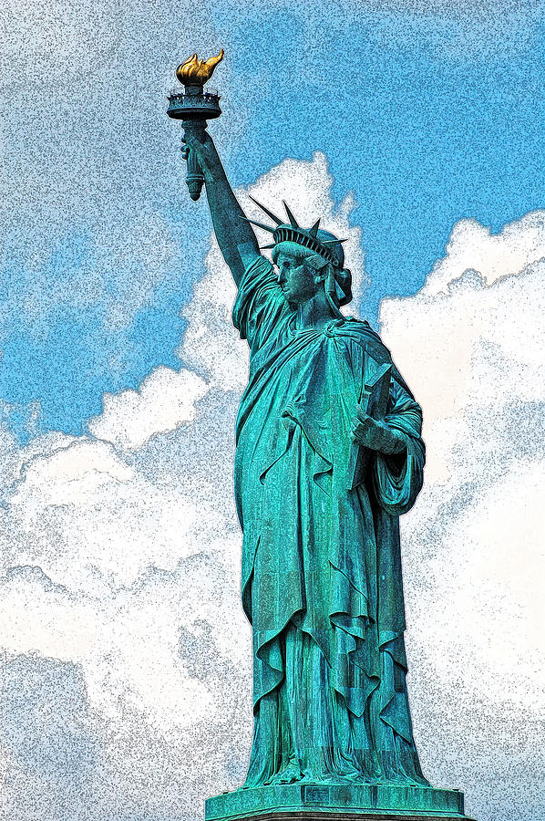 Statue Of Liberty Photograph - Lady Liberty I by Jean Booth