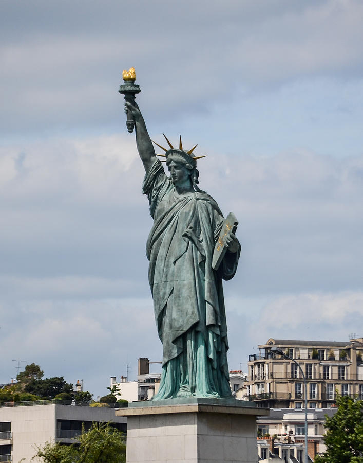 Lady Liberty In Paris Photograph
