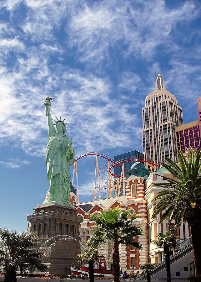 Lady Liberty in Vegas Photograph by Jenny Hudson