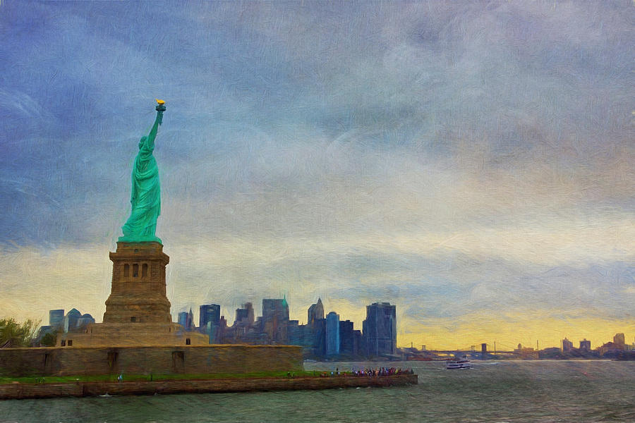 Lady Liberty Photograph by Kim Hojnacki