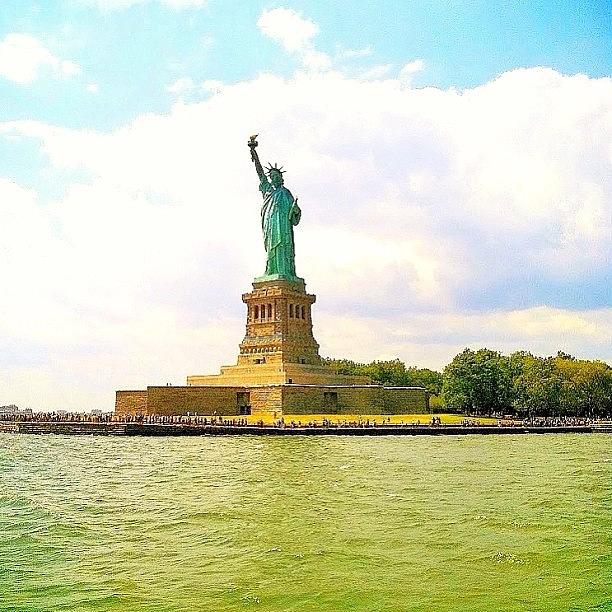 Architecture Photograph - Lady Liberty by Miki Torres