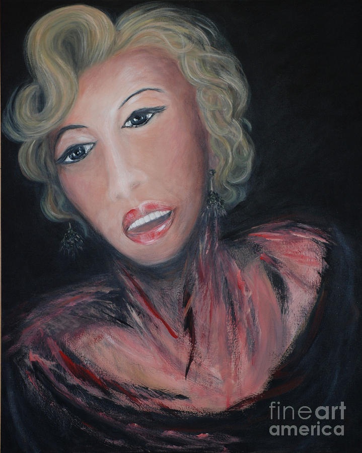 Lady M Painting by Oksana Semenchenko