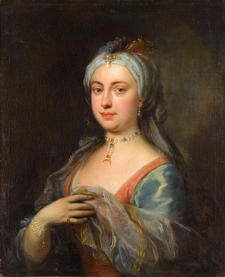 Lady Mary Mortley Montagu Painting by Joseph Highmore