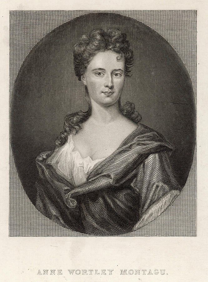 Lady Mary Wortley Montagu (1689 - Drawing by Mary Evans Picture Library ...