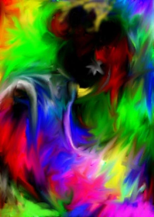 Lady of Colors Digital Art by Kelly M Turner