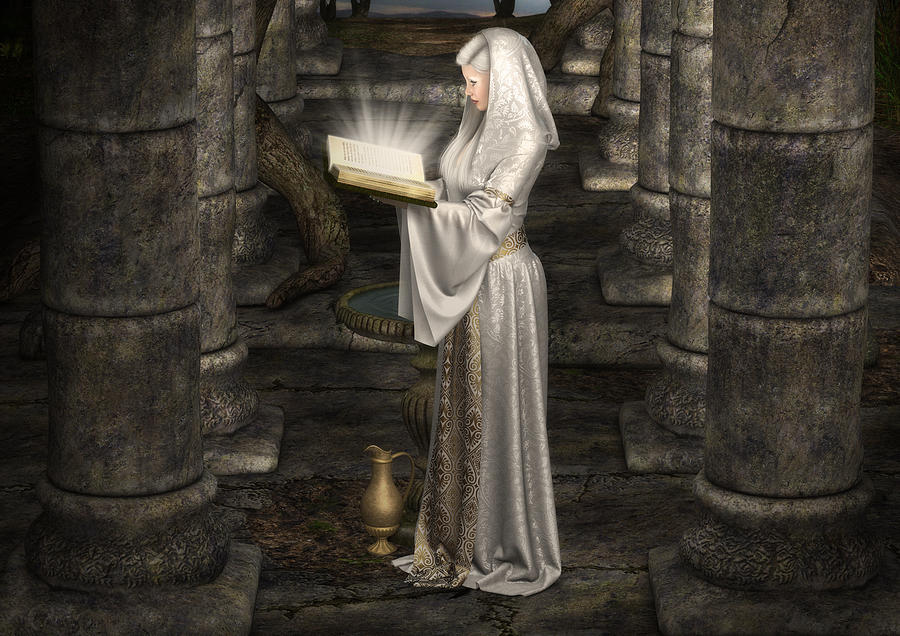 Fantasy Scene Digital Art - Lady of Light by Raina Hopkins