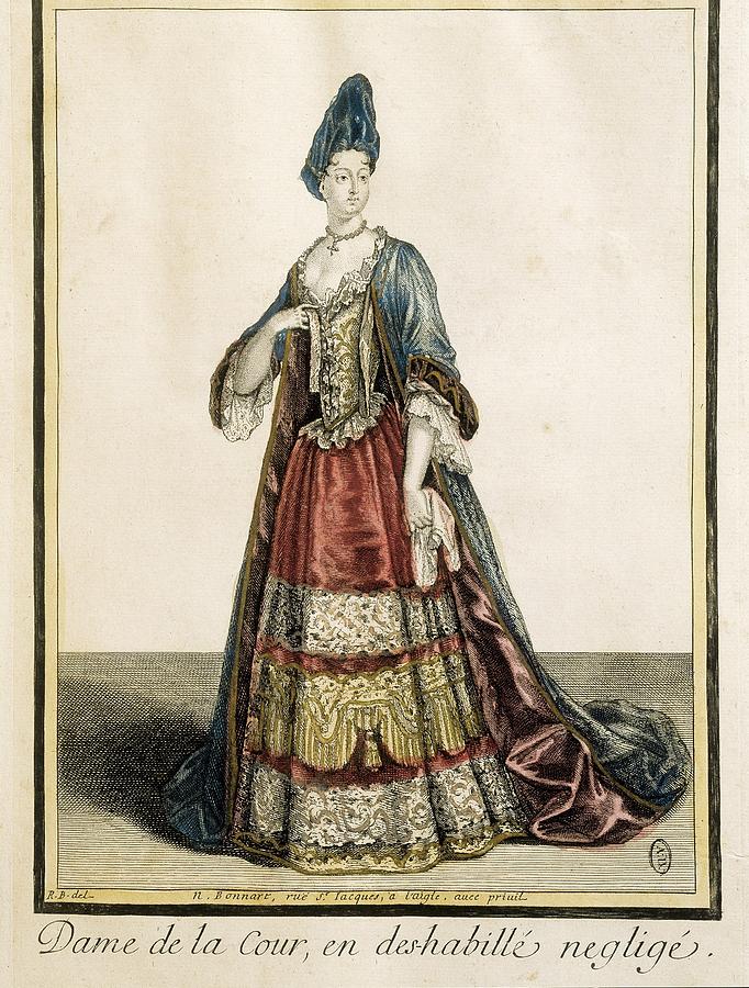 Lady Of The Court Dressing A Deshabillé Photograph by Everett - Fine ...