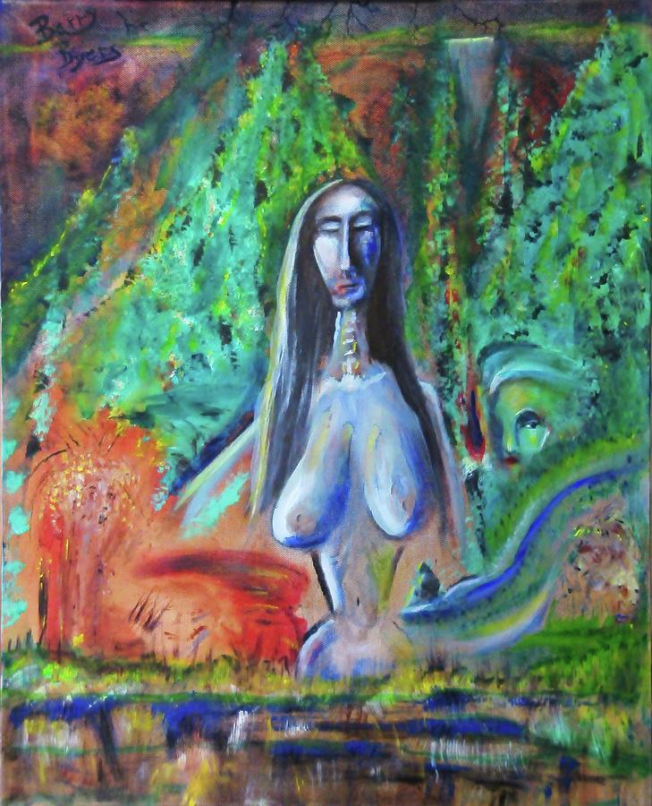 Lady Of The Forest Painting by Kicking Bear  Productions