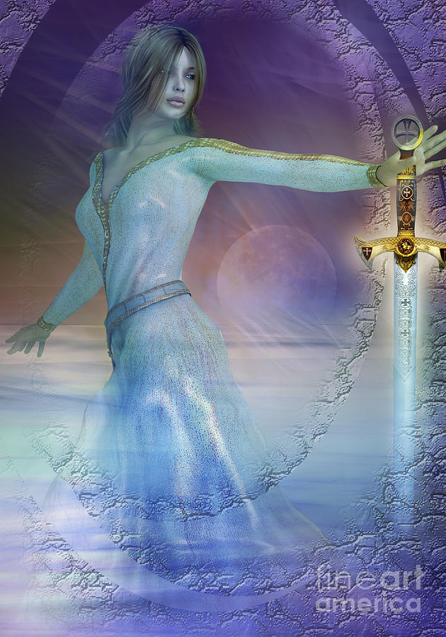 Lady Of The Lake Two Re Edited Photograph by Shadowlea Is