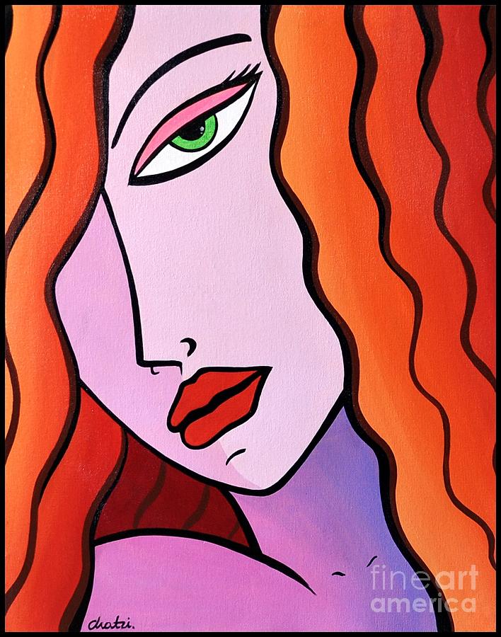 Lady Series 8 Painting by Kostas Chatzivasdekis - Fine Art America