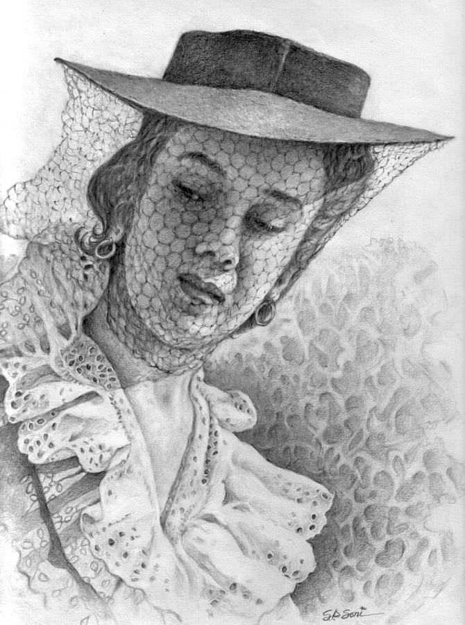 Lady Drawing