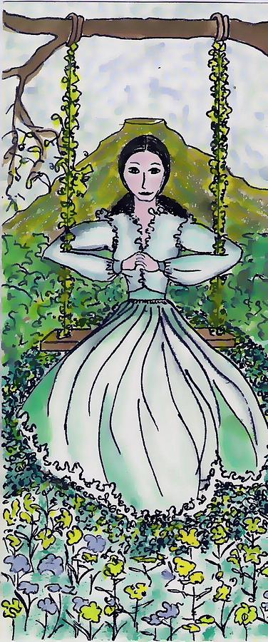 Lady Virgo Painting by Sherry Killam