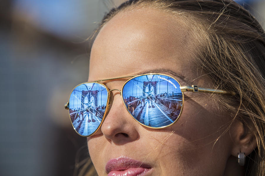 Reflecting the Brooklyn Bridge Photograph by John McGraw
