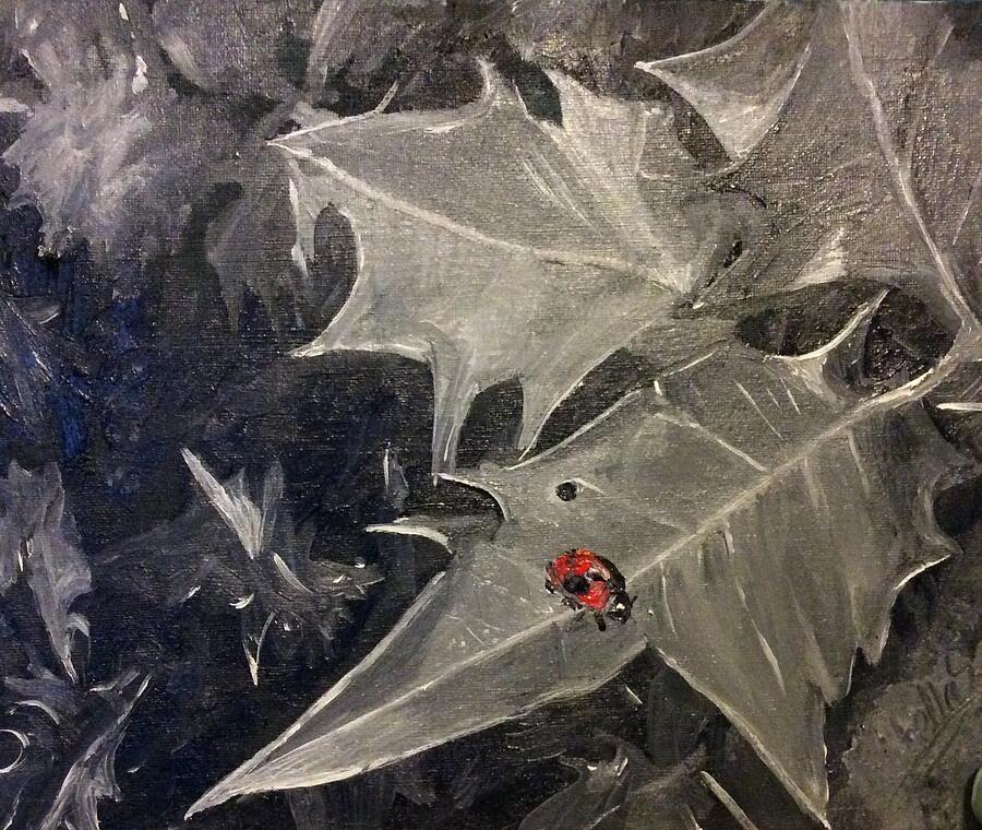 Ladybug Painting - Ladybird by Abbie Shores