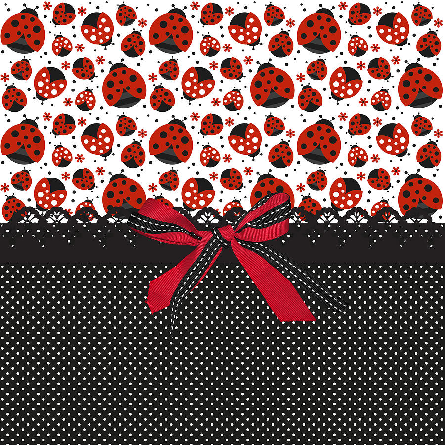 Ladybug Digital Art - Ladybug Energy  by Debra  Miller