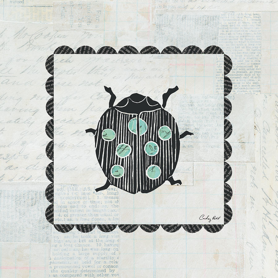 Animal Painting - Ladybug Stamp by Courtney Prahl