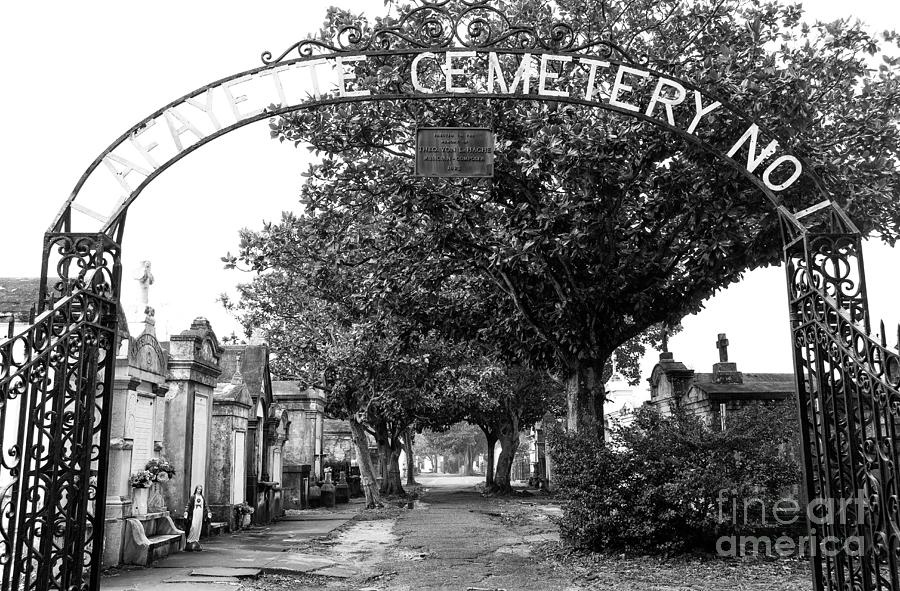 Lafayette Cemetery No. 1 in New Orleans Photograph by John Rizzuto