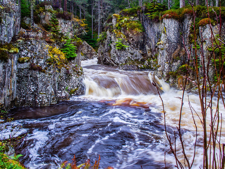 Laggan Falls 1 Photograph by Mark Llewellyn