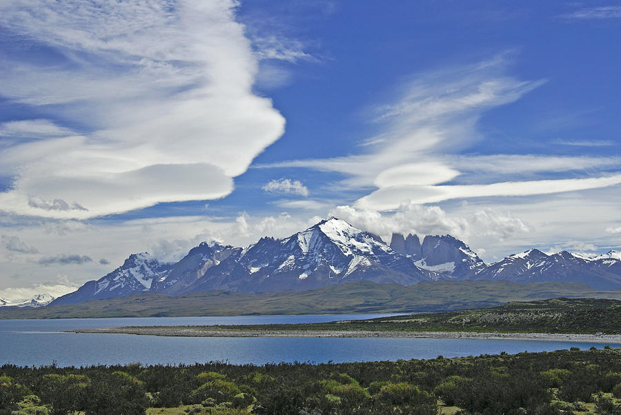 Lago Sarmiento and the Paine Massif Photograph by Michele Burgess