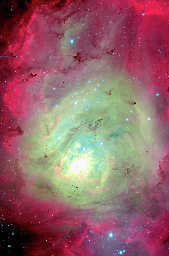 Lagoon Nebula Photograph by J-c Cuillandre/canada-france-hawaii Telescope/science Photo Library