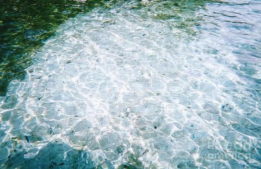 Water Abstract In Laguna Bacalar Photograph by D Hackett