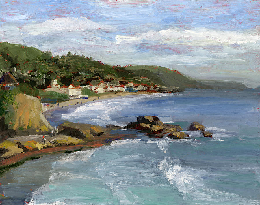 Laguna Beach Painting - Laguna Beach by Alice Leggett