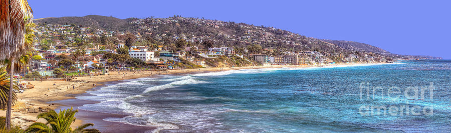 Laguna Beach Coast Panoramic Photograph by Jim Carrell