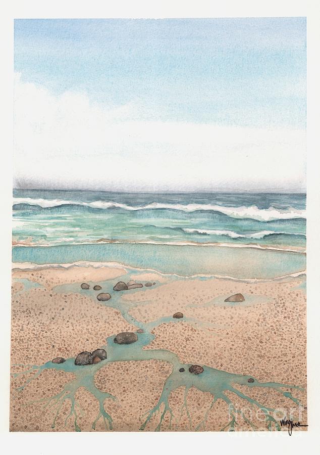 Laguna Beach Painting by Hilda Wagner