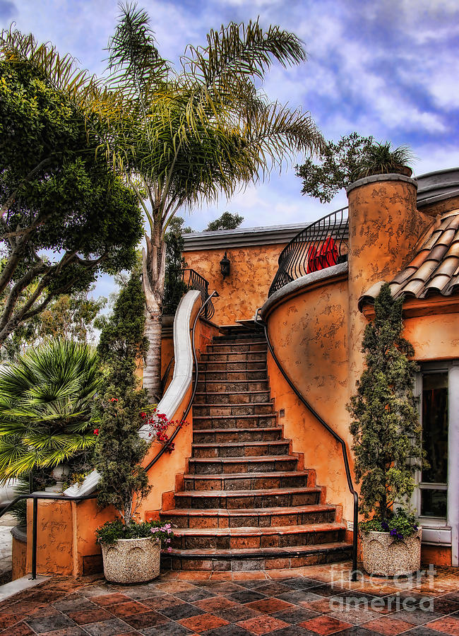 Laguna Beach Stairway Photograph by Clare VanderVeen