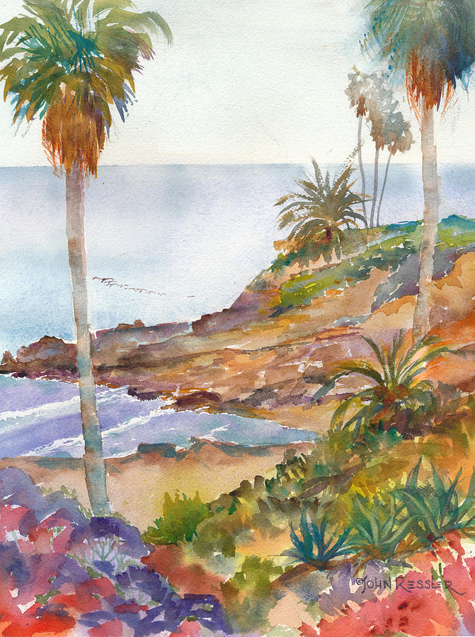 Laguna Cove Painting by John Ressler