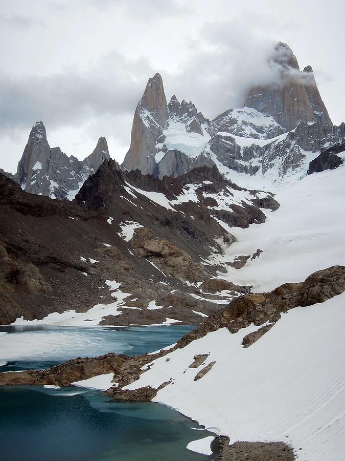 Laguna De Los Tres And Fitz Roy Photograph by Courtesy Of Serge Kruppa