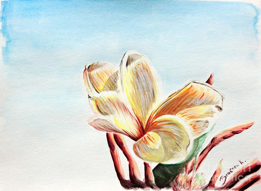 Summer Painting - Laguna Flower by Katharina Bruenen