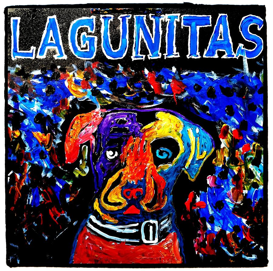 Lagunitas Dog Painting by Neal Barbosa