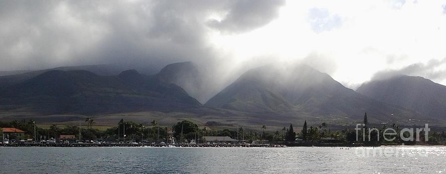 Lahaina Morning Mist Photograph by Fred Wilson
