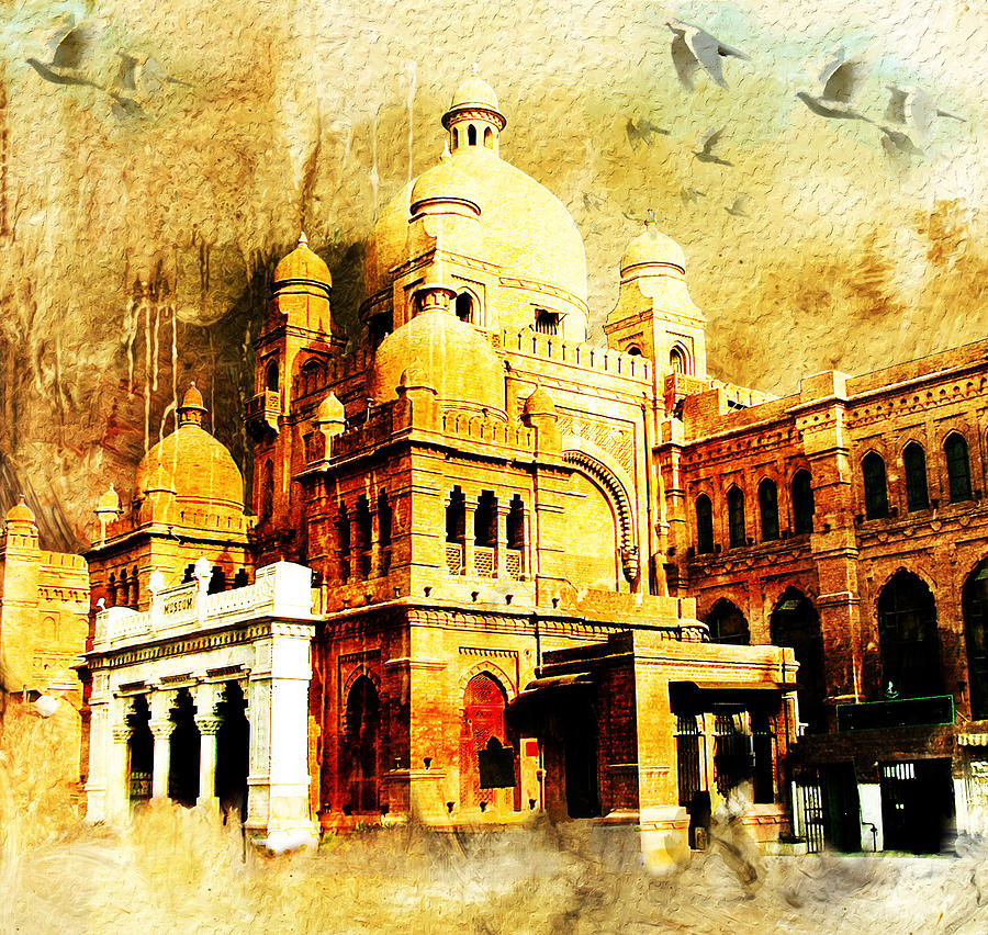 Lahore Museum Painting by Catf