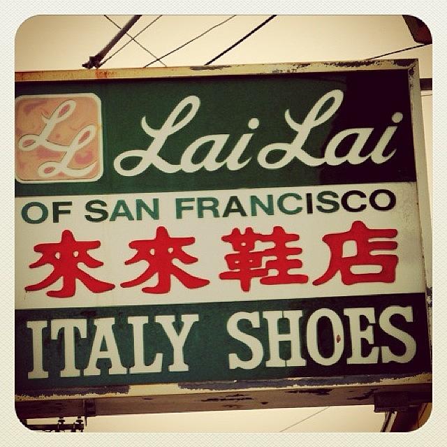 Vintage Photograph - Lai Lai #san Francisco #italy Shoes by Gia Marie Houck