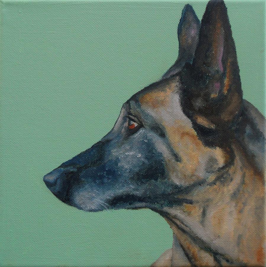 Nature Painting - Laika by Liesbeth Verboven