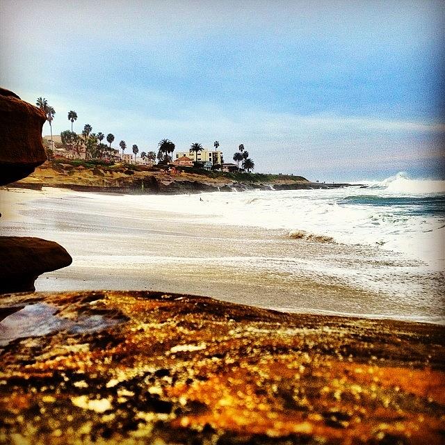 Sunset Photograph - #lajolla #sd #greattobeback #sandiego by Thewinery Wine