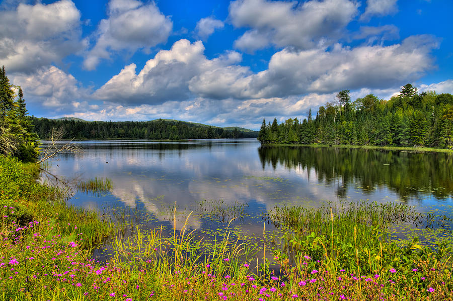 Lake Abanakee in Indian Lake New York Photograph by David Patterson