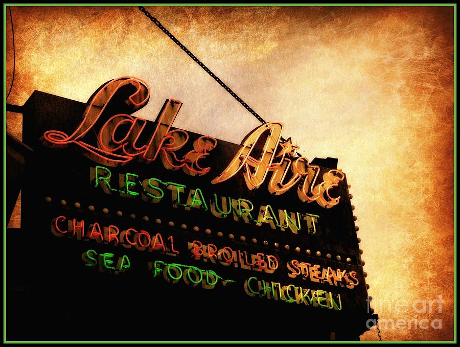 Lake Aire Restaurant Photograph by Beth Ferris Sale
