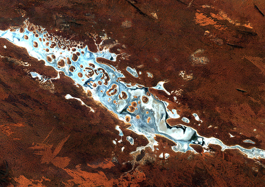 Lake Amadeus Photograph by Planetobserver/science Photo Library