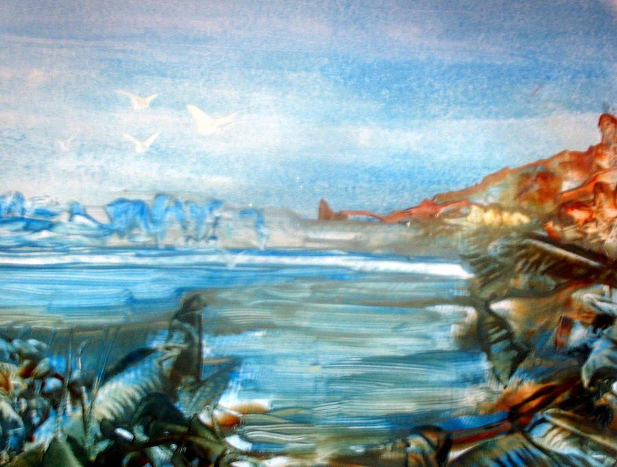 Lake Painting by Angelina Whittaker Cook