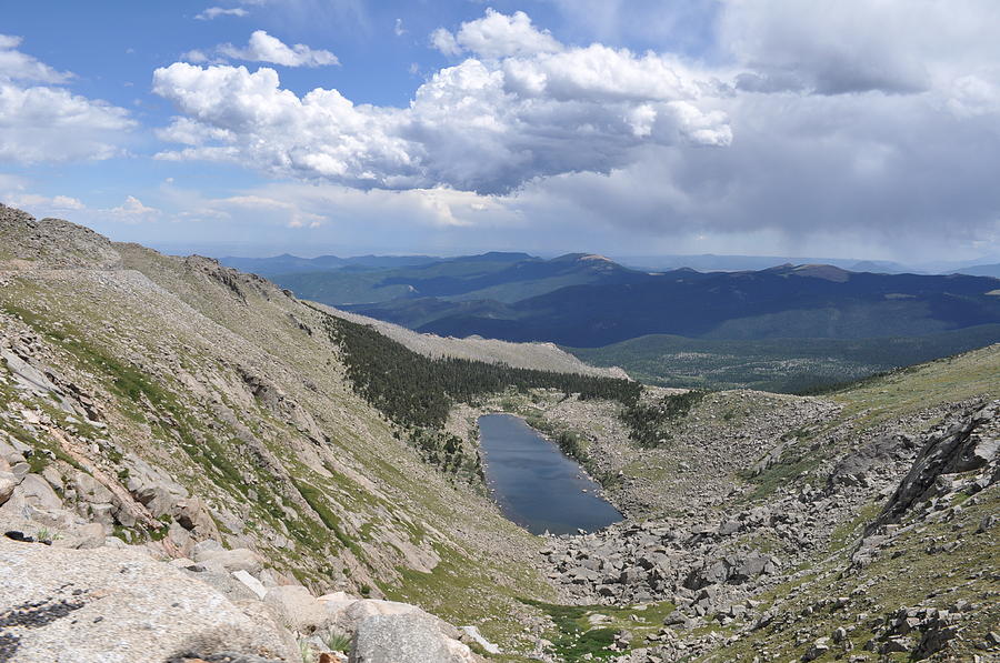 Lake atop of Mount Evans Photograph by David Mahncke - Fine Art America