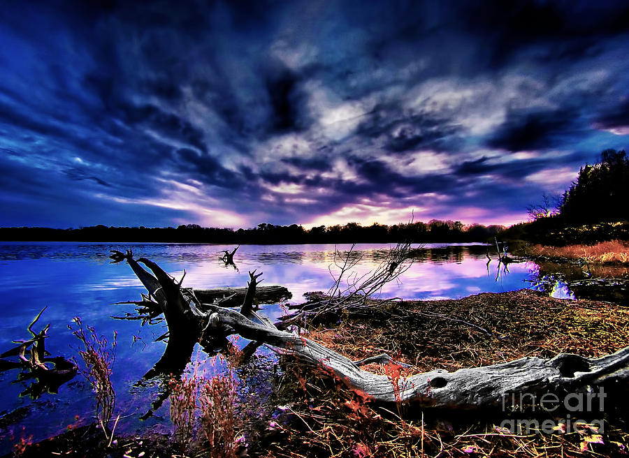 Sunset Photograph - Lake Barnegat by Mark Miller